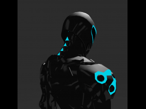 my superhero mathveus ultra costume Model 3D