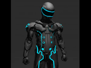 my superhero mathveus ultra costume 3D Model