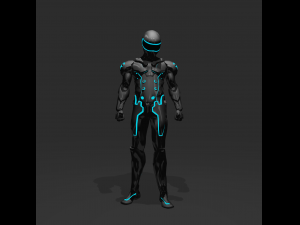 my superhero mathveus ultra costume Model 3D
