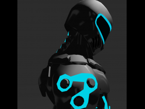my superhero mathveus ultra costume Model 3D