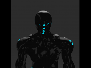 my superhero mathveus ultra costume Model 3D