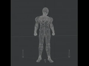 my superhero mathveus ultra costume 3D Model