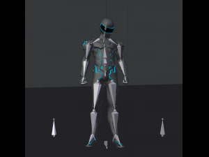 my superhero mathveus ultra costume 3D Model