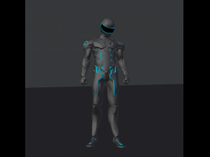 my superhero mathveus ultra costume Model 3D