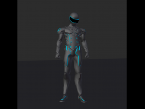 my superhero mathveus ultra costume Model 3D