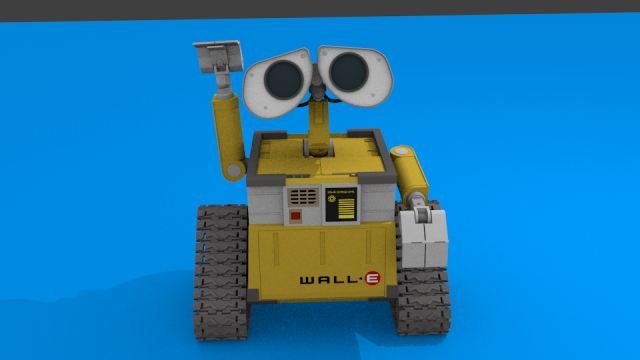 wall-e non armature rig test 3Dモデル .c4d .max .obj .3ds .fbx .stl .blend 