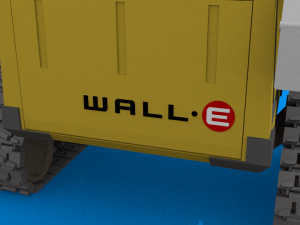 wall-e non armature rig test 3Dモデル