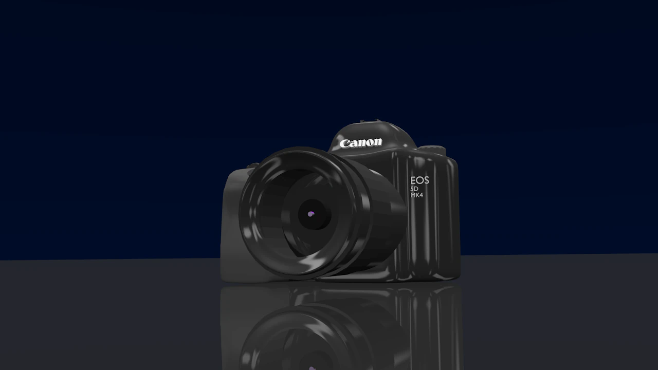 canon eos 5d mk4 3D Model .c4d .max .obj .3ds .fbx .stl .blend 