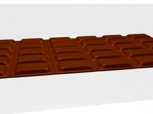 chocolate bar 3D Модель