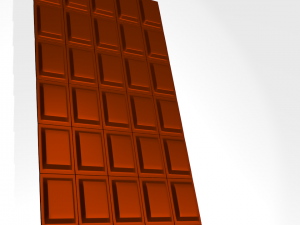 chocolate bar 3D Модель