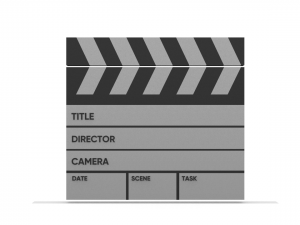 cinema clapperboard 3Dモデル