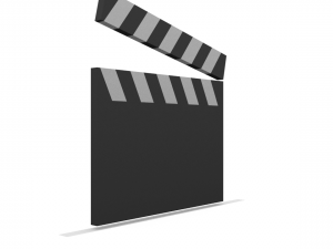 cinema clapperboard 3Dモデル
