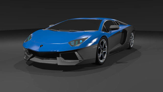 lamborghini aventador - 2011 3D Модель .c4d .max .obj .3ds .fbx .stl .blend 