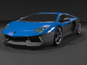 lamborghini aventador - 2011 3D 모델