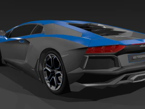 lamborghini aventador - 2011 3D Model
