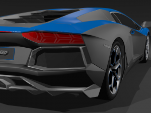 lamborghini aventador - 2011 3D Модель