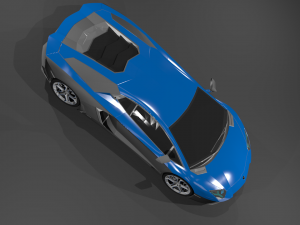 lamborghini aventador - 2011 3D Модель