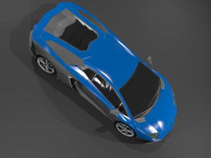 lamborghini aventador - 2011 3D Model