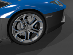 lamborghini aventador - 2011 3D Модель