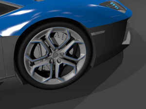 lamborghini aventador - 2011 3D Model