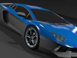 lamborghini aventador - 2011 3D Model
