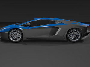 lamborghini aventador - 2011 3D Модель