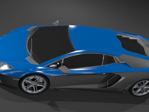 lamborghini aventador - 2011 3D Модель