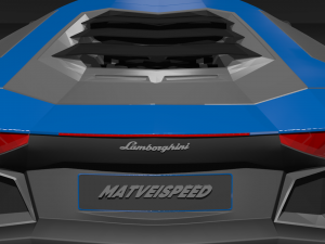 lamborghini aventador - 2011 3D Модель