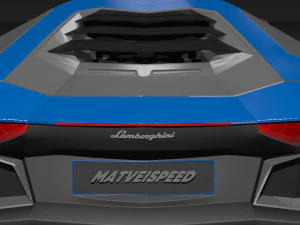 lamborghini aventador - 2011 3D Model