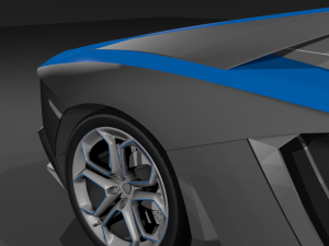 lamborghini aventador - 2011 3D Модель