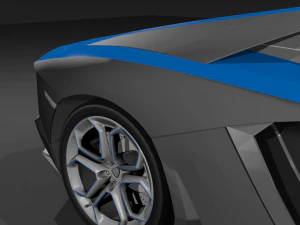 lamborghini aventador - 2011 3D Model