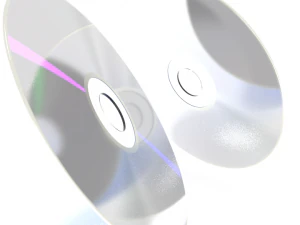 realistic dvd disc 3D Model
