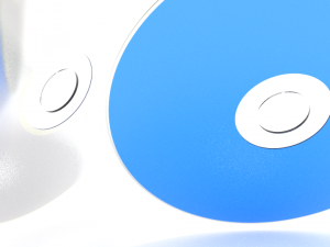 realistic dvd disc Model 3D