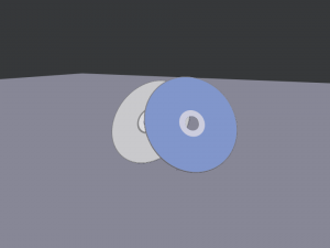 realistic dvd disc Model 3D