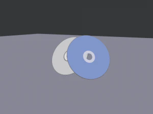 realistic dvd disc 3D Model