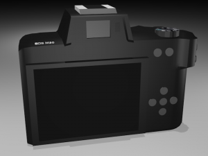 canon eos m50 2018 Model 3D