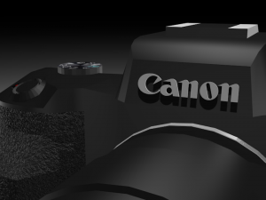 canon eos m50 2018 Model 3D