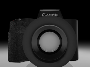 canon eos m50 2018 Model 3D