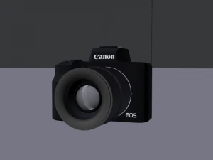canon eos m50 2018 3D Model