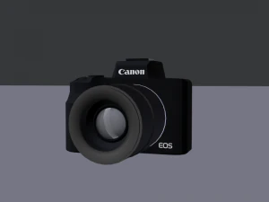 canon eos m50 2018 3D Model