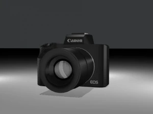 canon eos m50 2018 3D Model