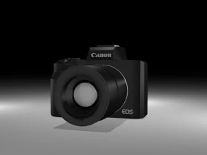 canon eos m50 2018 3D Model