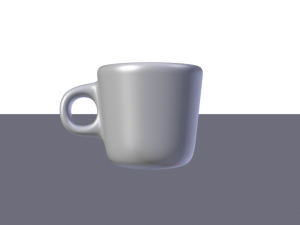 realistic coffee cup - blender cycles 3D मॉडल