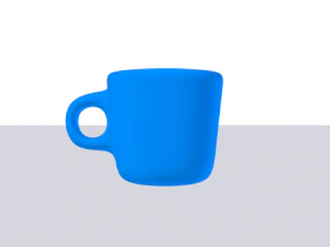 realistic coffee cup - blender cycles 3D Model