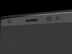 samsung galaxy s8 2017 light blue 3D Модель