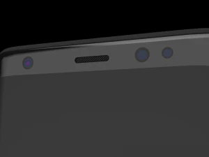 samsung galaxy s8 2017 light blue 3D Model