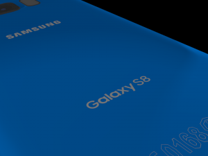 samsung galaxy s8 2017 light blue 3D Модель