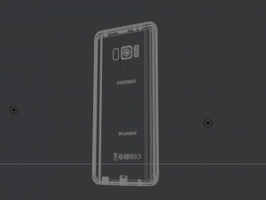 samsung galaxy s8 2017 light blue 3D Модель