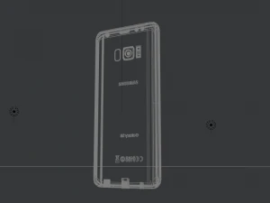 samsung galaxy s8 2017 light blue 3D Model