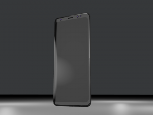 samsung galaxy s8 2017 light blue 3D Модель